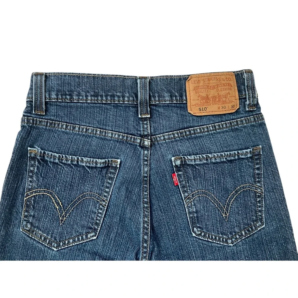 Levi's‎ 510 Jeans Womens Size 30 Dark Wash Denim Five Pocket Design